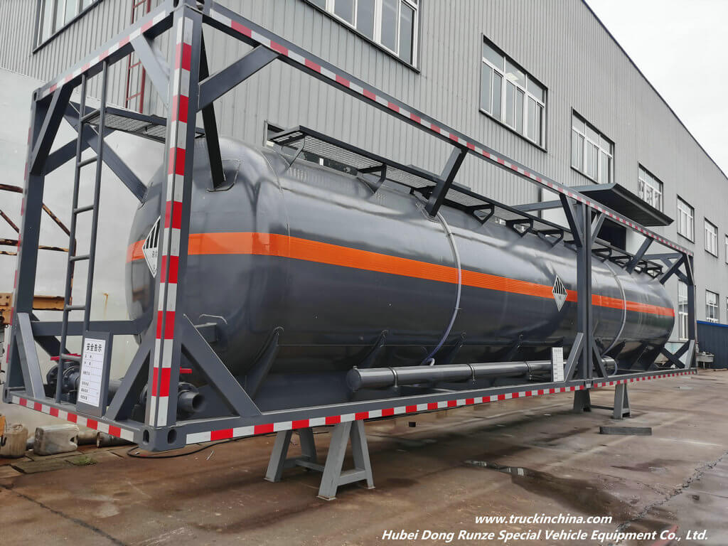Iso 40FT Chemical liquid HCl acid tank container (8)