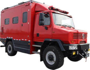 SHACMAN 4x4 Off-road Fire Command Truck SX2119 Customizing