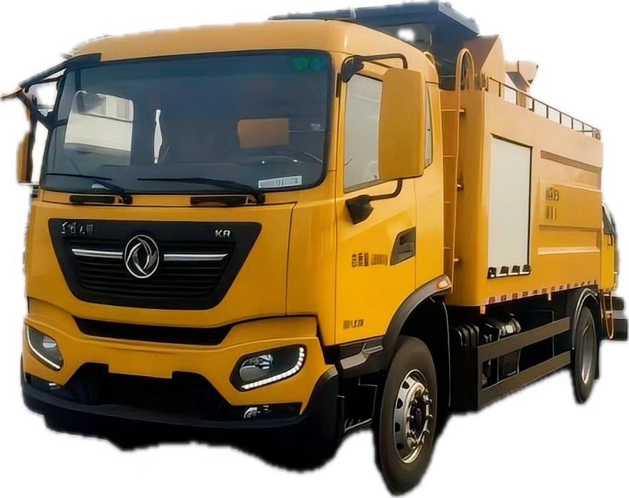 Dongfeng Guardrail Tunnel Wall Cleaning Truck (8.5 M3 Water Tank)
