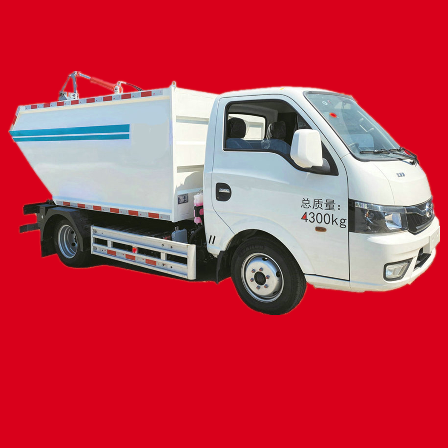 Byd Mini Bev Battery Electric Self-Loading Garbage Truck for sale 