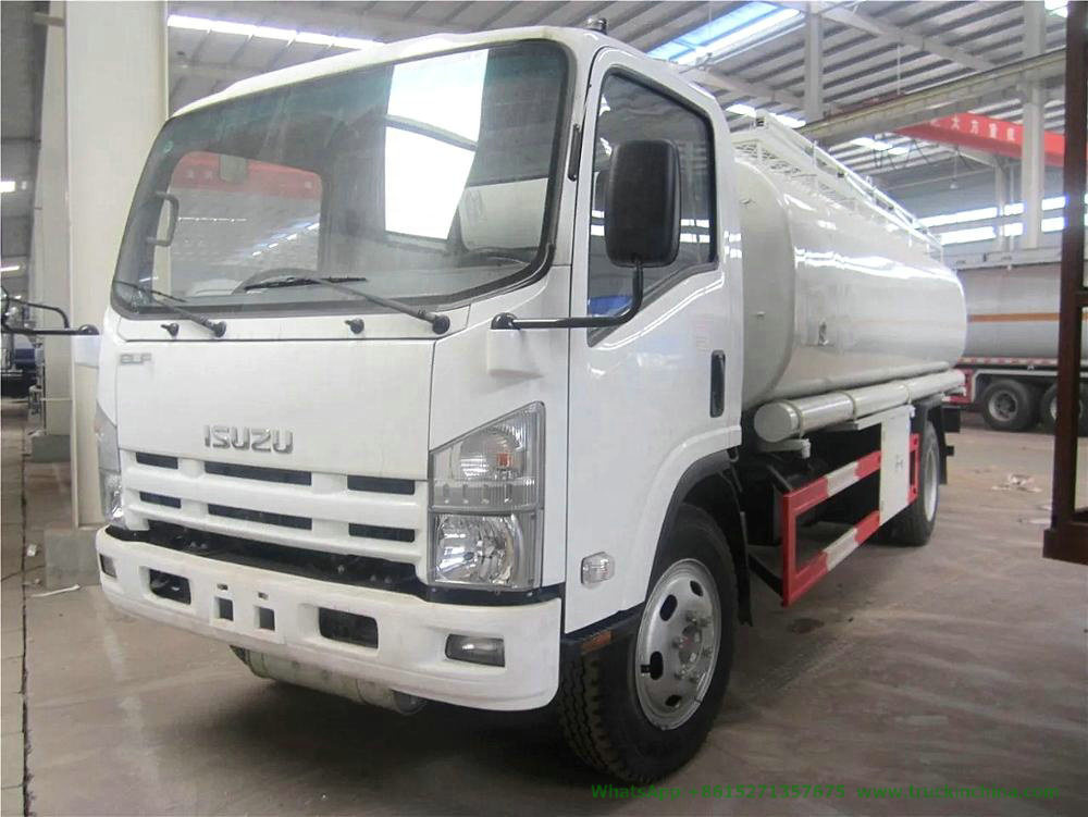 Isuzu Fuel Oil Bowser Tanker (Carbon Steel Stainless Steel Gasoline Tank Truck with Flow Meter 1000 Gallon)