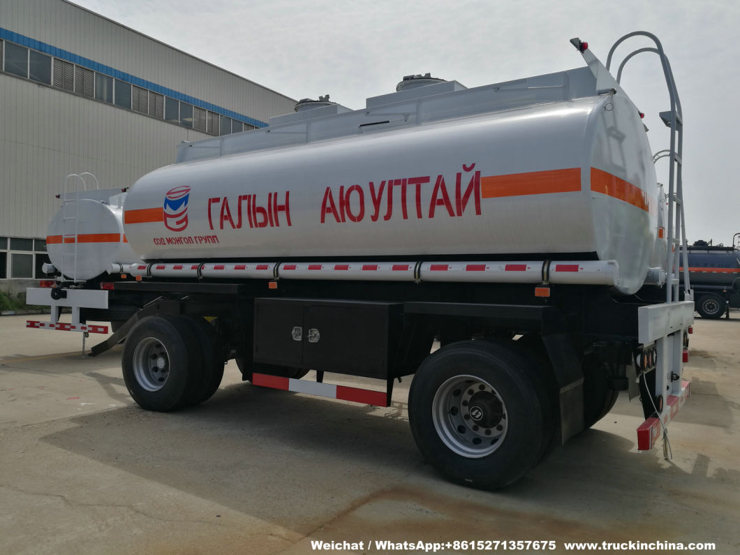 Customize 15t -25t Drawbar Oil Tanker Trailers (Tractor Dolly Trailer Full for Fuel/Water/Oil/Diesel Trailer Pup Tanker Truck)