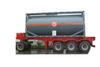Sodium Hypochlorite Transport ISO Tank Containers 20FT (21Ton Bleach Tanks, NaOCL Tanks, Javel Water Tank Steel Lined LDPE)