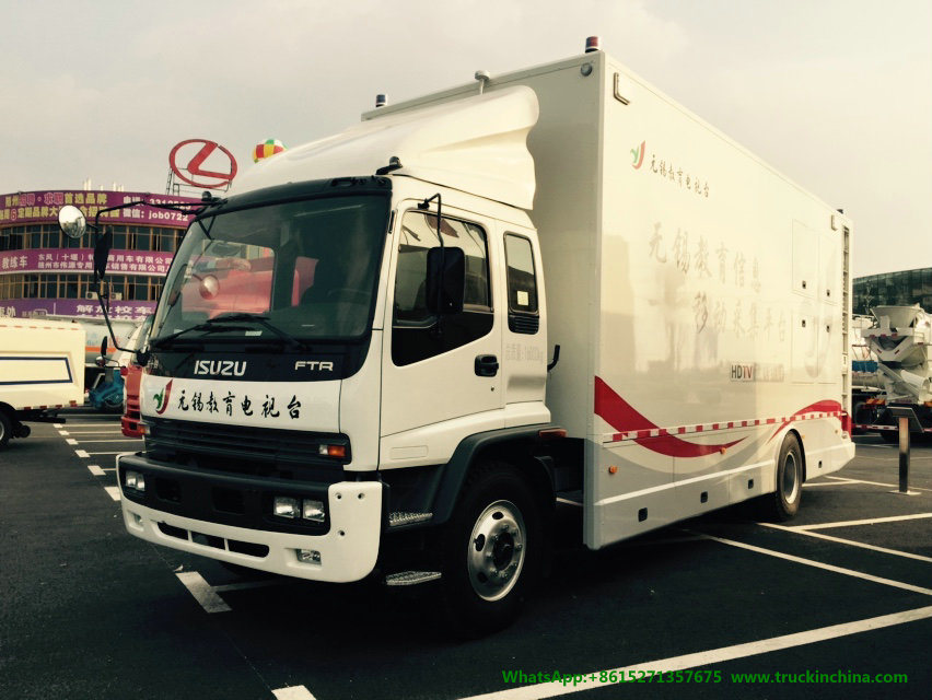 Isuzu HD Ob Van (4 HD HDTV Outdoor Broadcasting OB Van For TV Studio)