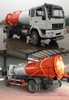 Sinotruk HOWO Combined Sewer Jetting Vacuum Tanker Truck (12000L Tank Cleaner Clean water 4m3, Wast Sewage Tank 6m3 RHD -LHD 4X2)