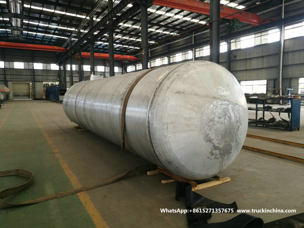 Nitric Acid Tanker Trailer Used for Transporting Nitric Acid Acetic Acid (Made Of Pure Aluminum, 2-3 Axles Road Tanker)