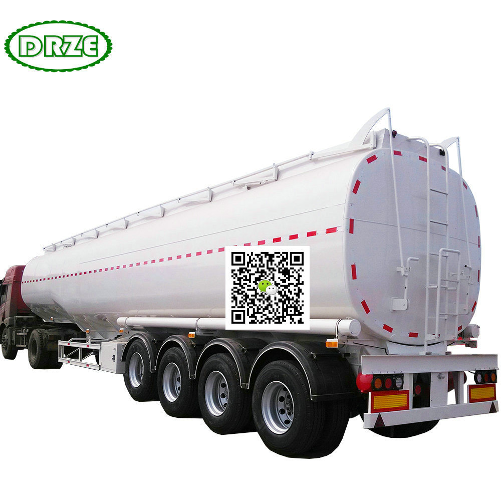 4 Axle Fuel Tank Semi Trailer (4 Axle 55000L 55M3-72CBM Fuel Transport Tank Semi Trailer Oil Fuel Tanker Truck Trailer)