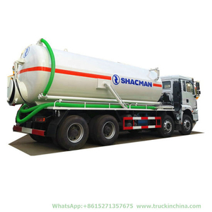Shacman Sewage Suction Tanker Truck (20cbm Vacuum Tank, Septic Tank)