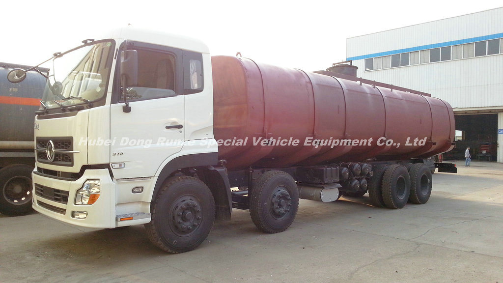 FAW Road Tanker Truck with Insulation Layer for Heat Bitumen, Liquid Asphalt, Coal Tar Oil, Crude Oil Transport 26, 000L-30, 000liters 12wheels