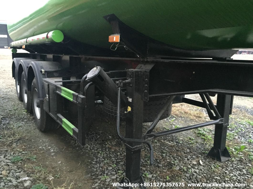 36000L Oi Fuel Tanker Trailer (Carbon Steel or Stainless Steel Tank 4 Compartments for Diesel, Oil, Gasoline, Wast, Water, Petrol Road Transport)