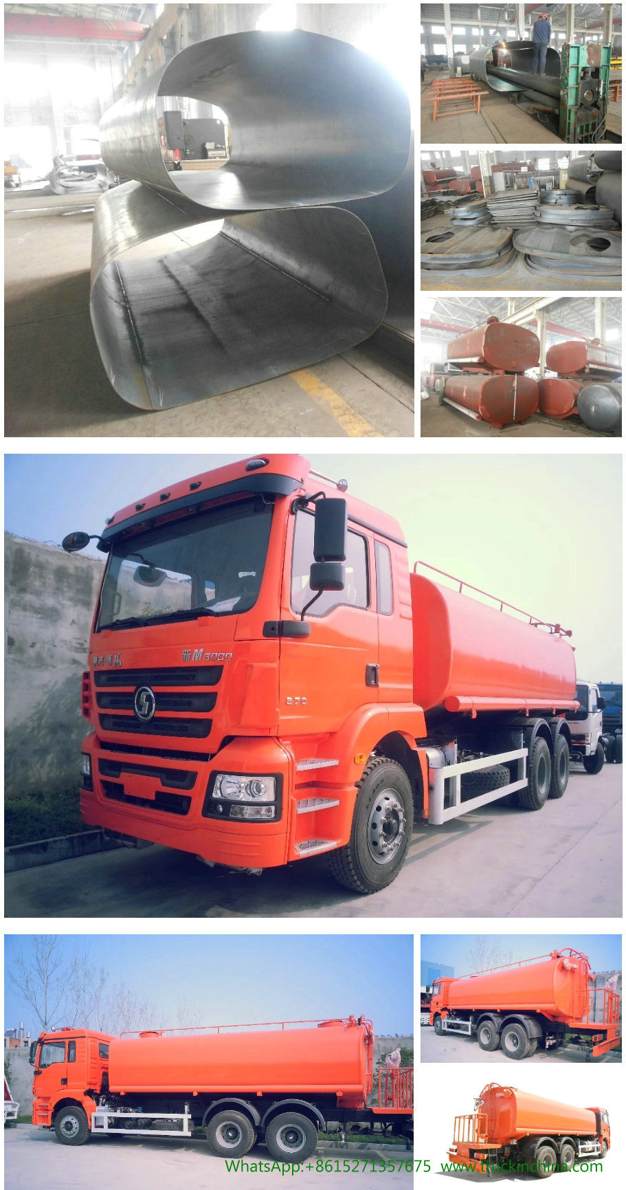 Shacman 10 Wheels Water Tanker Truck with Water Bowser 20cbm -25cbm