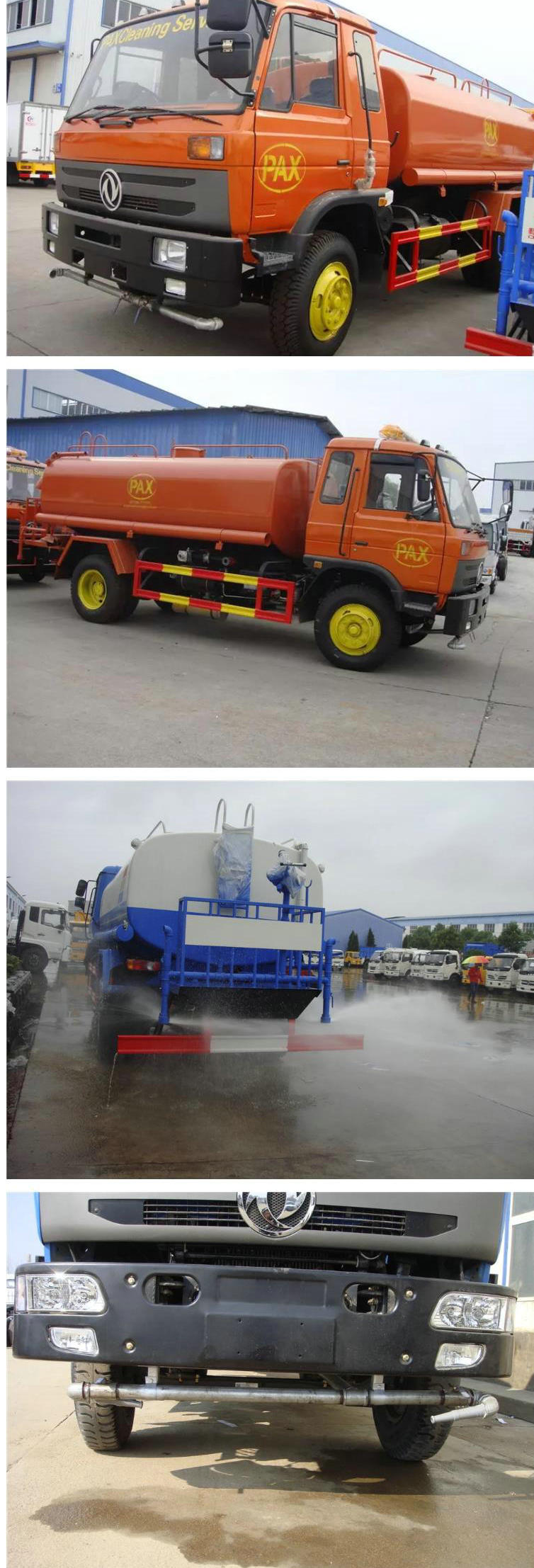 Dongfeng 10000 Liter Water Truck (Water Bowser 4X4 - 4X2, LHD-RHD)
