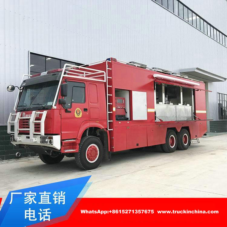 HOWO Awd 6X6 Military Mobile Kitchen Truck (Military Offroad Food Cooking Truck)