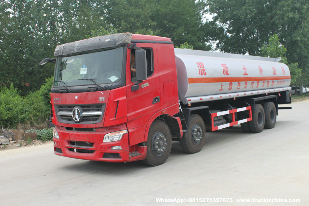 Beiben Stainless Steel Tanker Trucks V3 for Transport Concrete Water Reducing Admixture