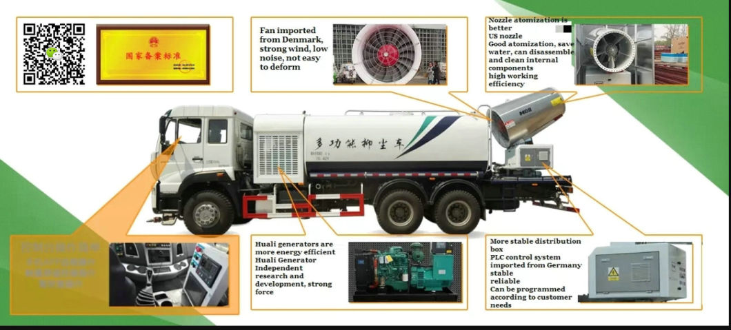 Custmoizing Pesticides Sprayer Truck 120m Mist Spray Tanker Truck (TDM Fogging Spray Remote Controller)