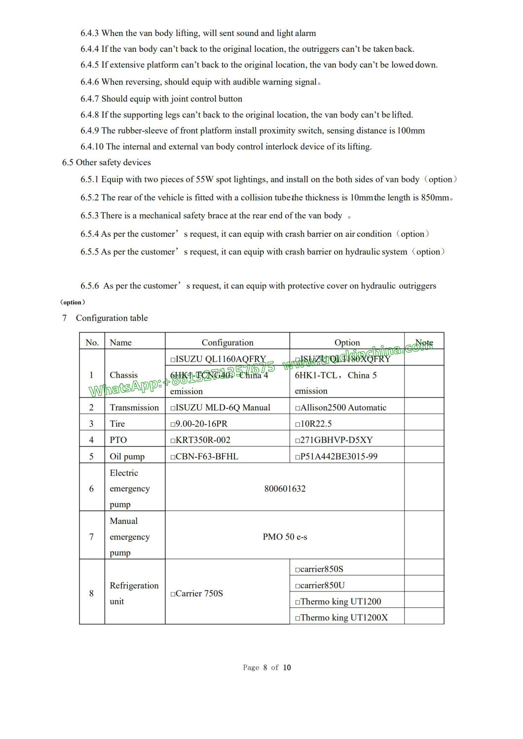 Airport Special Equipment Catering Truck (ISUZU Scissors High Loader 4500KG Refrigerated Food Van 7500X2480X2400mm)