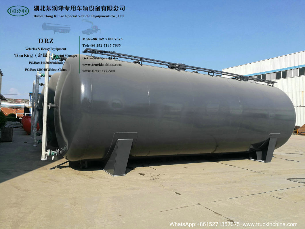 100 Cbm Vertical Storage Tank for HCl Acid 20000USG-30000USG (Steel Lined LDPE 16mm-22mm Hydrochloric Acid, Sulphuric Acid, Hydrofluoric Acid)