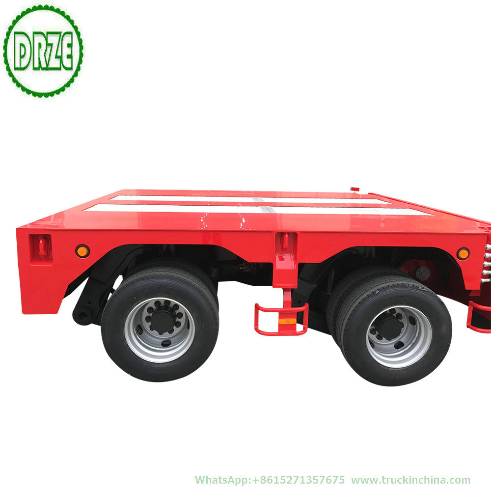 Multi Functional Gooseneck Hydraulic Combined Lowbed Trailer (Multi Axle Steering Axle Lowboy Trailer)