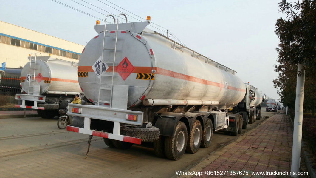 SS304 or 316L Tank Body Stainless Tanker Trailer for Acid, Chemicals, Edible Oil, Liquid Food, Milk, Alcohol 8000USG -15000USG