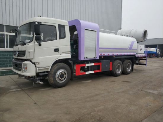 Dongfeng 6X4 Dust Suppression Vehicle, 15m3 Water 50/60/80/100 Meters Fog Disinfection Tanker