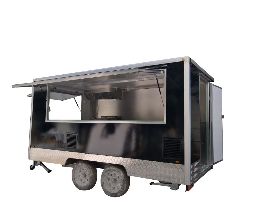 Hot Mobile Fast Food Trailer Customising (Burger Vending Trailer, Ice Cream Trailer)