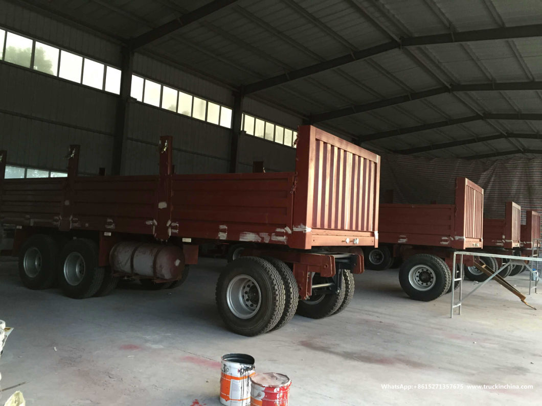 2-3 Axles 10t-25t Drawbar Tank Dolly Trailer (Tractor Truck Tow Full for Fuel/Water/Oil/Diesel Trailer Pup Tanker)