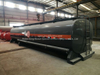 Hydrocyanic Acid Tank Mounted On Container Trailer For Road Transport 30KL-40KL for HC , NaOH , NaCLO H2SO4 Steel Lined LDPE