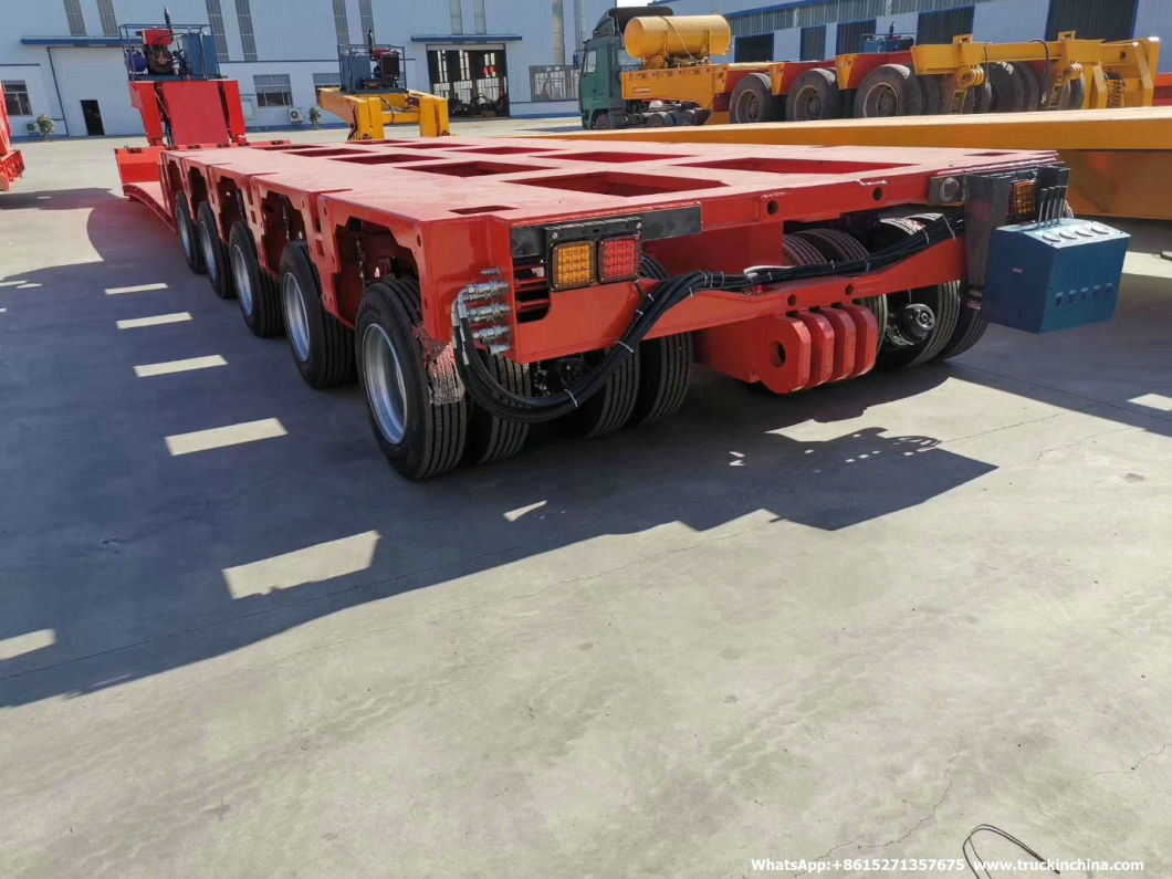 Heavy Hauler Hydraulic Multi Axles Lowbed Trailer