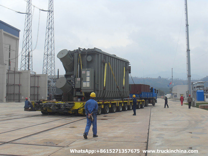 Heavy Hauler Hydraulic Multi Axles Lowbed Trailer