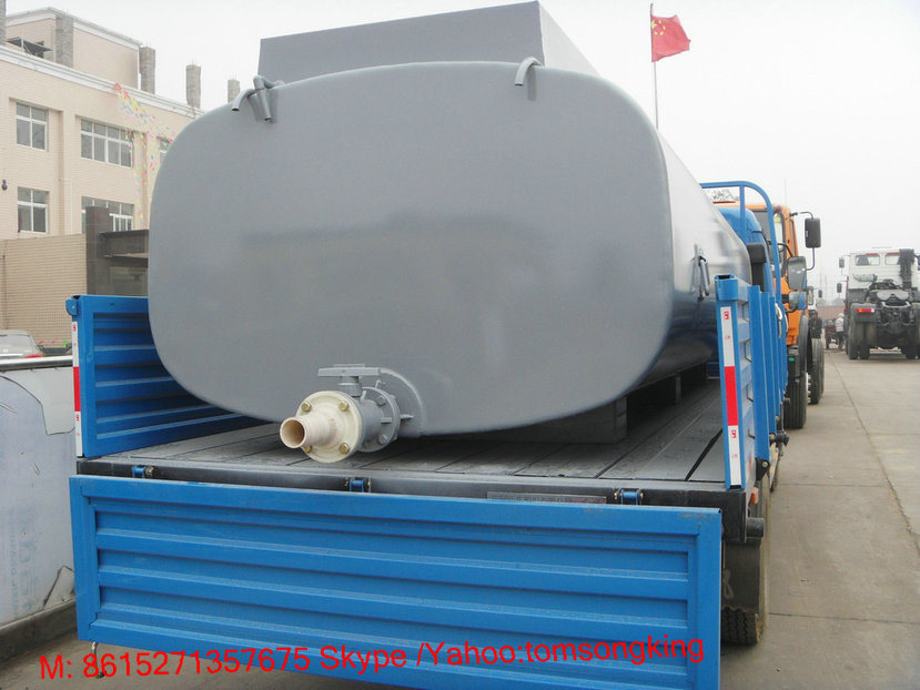 HCl Acid Liquid Transport Tanks for Truck Lorry Customizing 5m3 - 25m3 (Truck Mounted Tank body Carbon Steel inner Lined LLDPE)