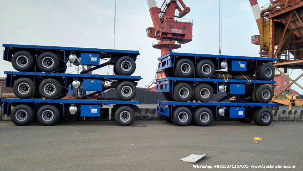 Flatbed Dolly Full Trailer (Customizing 2-3 Axles Dolly)
