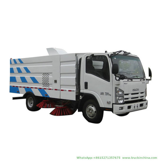 Japan Brand New I. S. U. Z. U Ftr Road Sweeper Truck 5.5 Cbm Tank Vacuum Road Sweeper