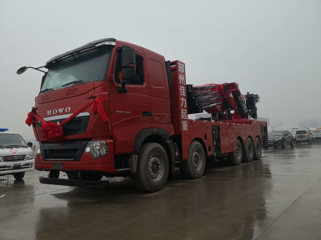 Sinotruck HOWO 10X4 Mounted Crane Truck 160ton Sq3200zb6 Knuckle Crane