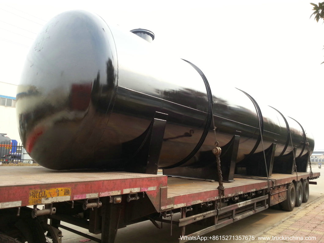 Acid Storage Tank for Oil Fied Chemical Contain Hydrochloric Acid 120cbm Horizontal