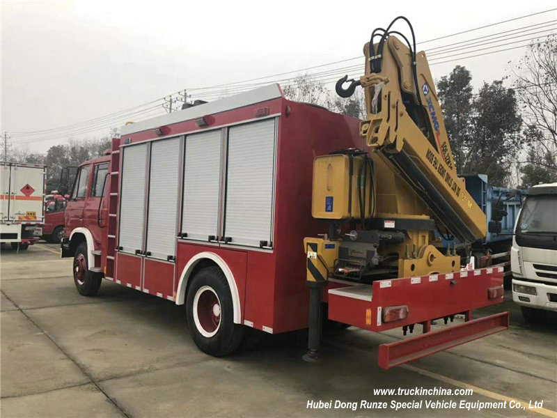Emergency Rescue Fire vehicle Truck Mounted with Crane (6.3t LHD/Rhd 4X4 off Road Optional)