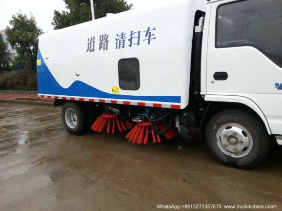 Isuzu Truck Road Sweeper (Vacuum road sweeper cleaner Truck, Sweeping Car)