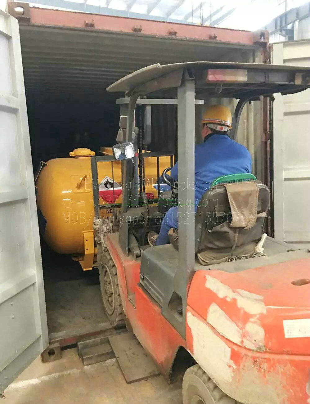 Alky Portable Tank T21 Tank Capacity 1750L Un3394 (C6H15Al Portable Tank Container)