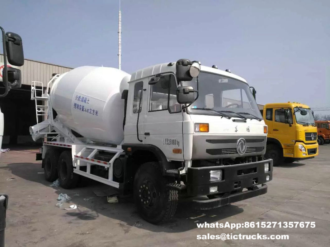Transit Mixer Tank Truck Mounted with 10m3-18m3 Mixer Drum Right Hand Drive Optional