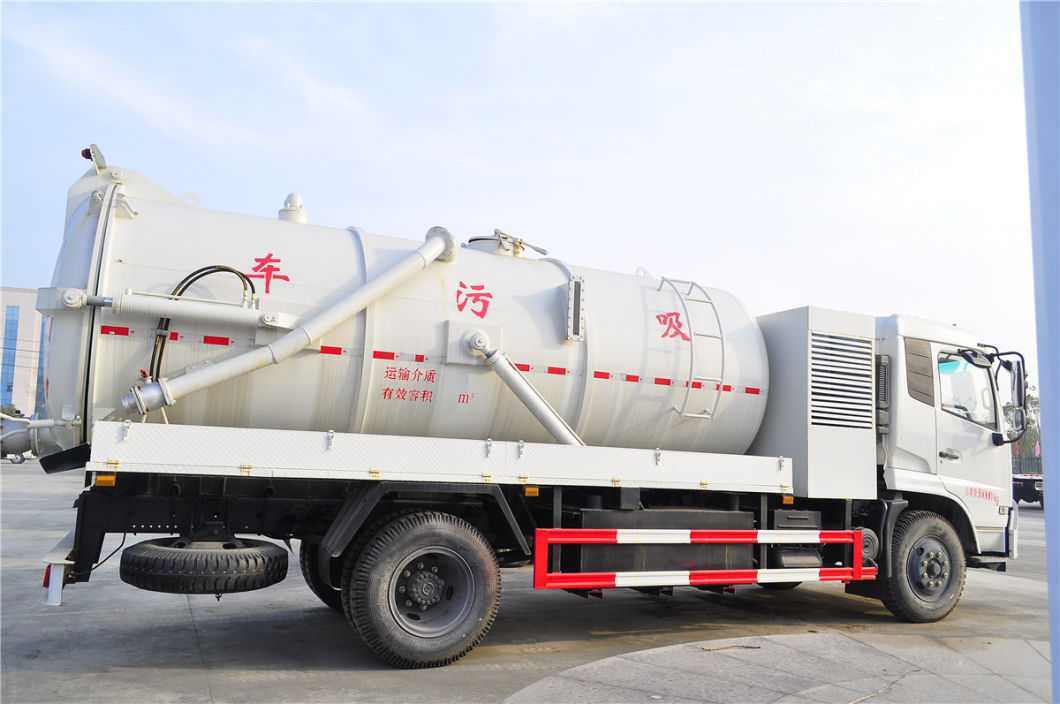Septic Tank Truck Vacuum Sewage Suction Pump, VAC Tanker Capacity 10cbm Rhd. LHD 4X4.4X2