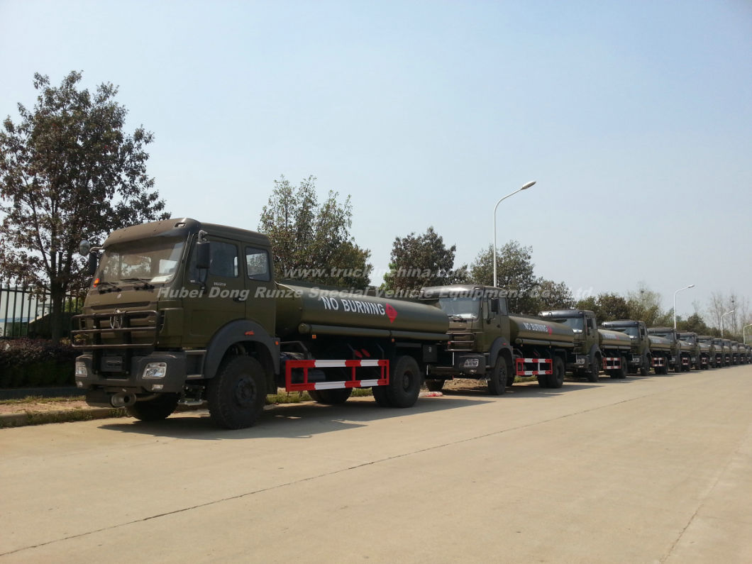 Beiben Trucks 1629 Fuel Bowser (Road Tanker) All Wheel Drive 4X2.4*4. LHD. Rhd for Petroleum Oil, Gasoline, Petrol, Diesel Transport with Oil Pump