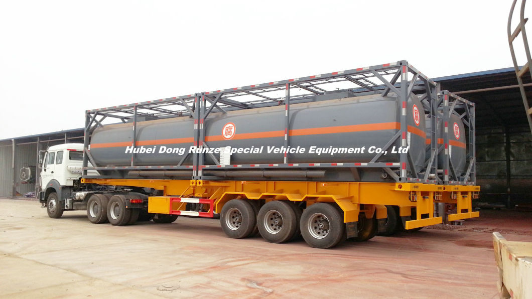 Acid Tanker Trailer for Road Transport (Hydrogen Fluoride) Hydrofluoric Acid Hf 48%