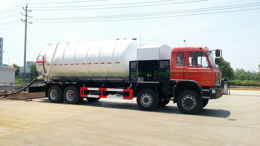 18000L Vacuum Sewage Tanker Truck with High Pressure VAC Pump Battioni Pagani Mec 13500 Vacuum Pumps Suction Cesspool Sludge Sewer Waste Vacuum Suction Rhd. LHD