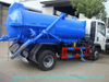 Small HOWO Septic Tank Truck 4000 Liters for Cesspool Emptier