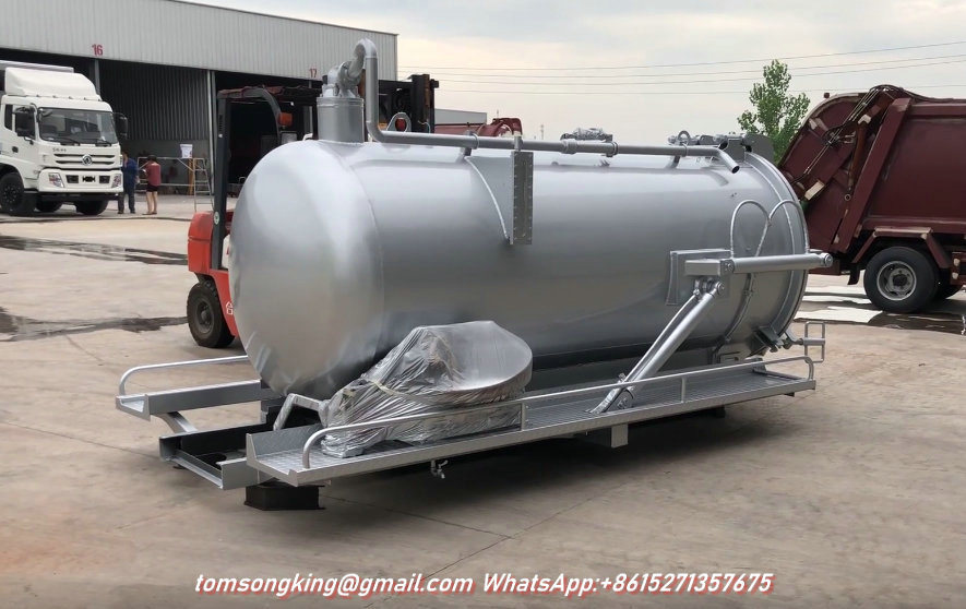 Vacuum Tank Body Septic-Emptier-Vacuum-Tanker-SKD-Kits-3, 000L - 10, 000litres