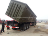 Heavy Duty 3 Axles Tipper Trailer 100ton Side Tipper