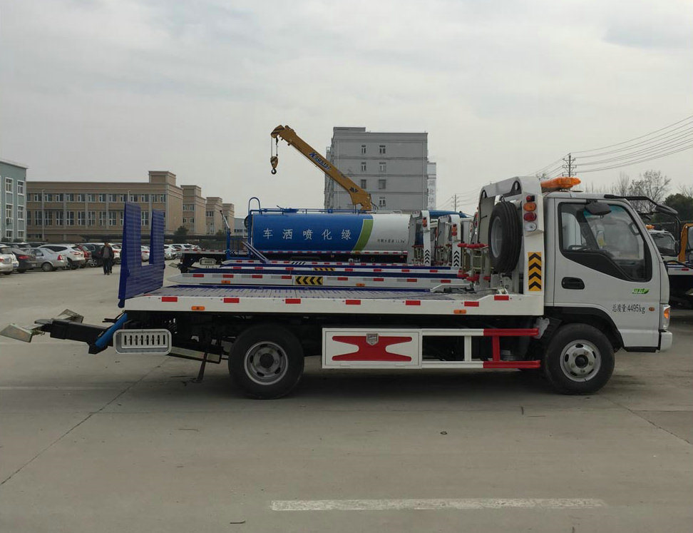 JAC 5ton Small Roll Back Flatbed Wrecker LHD 4X2 Rolling Back Recovery Euro 5.6 Engine