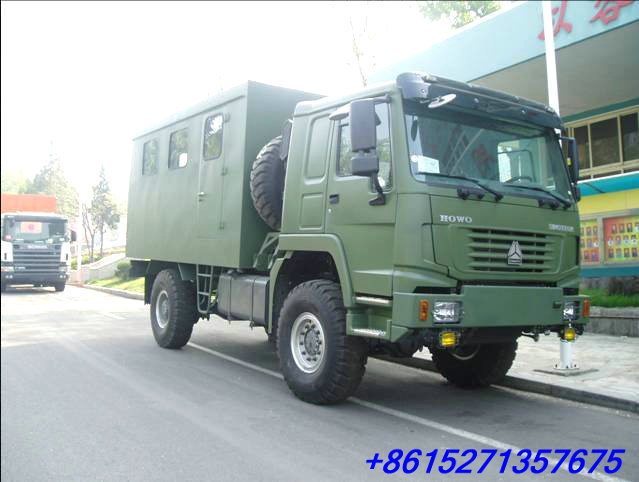 HOWO Mobile Workshop 6X6 off Road Service Trucks Customizing
