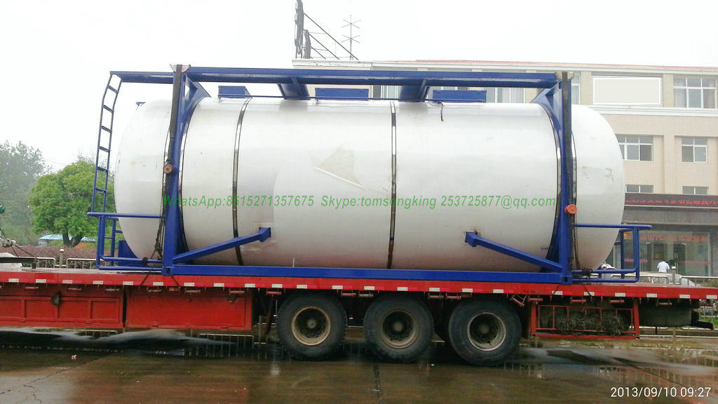 Food Grade Stainless Steel 316L Swapbody Isotank Customized Tank 33cbm Vegetable Oils Imo 1 / Imo 4 Swap Frame (30.000, 35.000 liter)