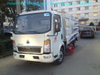 HOWO Road Vacuum Road Sweeper 4cbm Garbage 1 Cbm Water Stainless Steel 4X2 -Rhd. LHD 5
