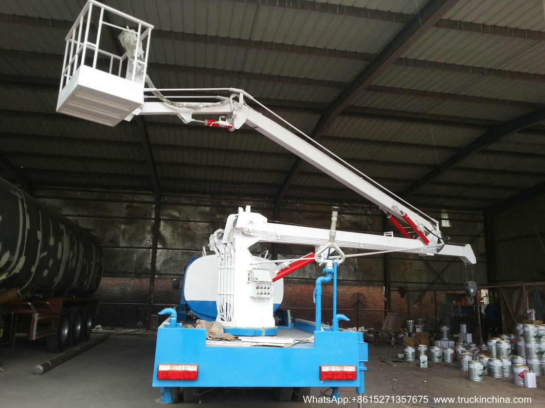 Truck Mounted Aerial Platform 16m Manlift Mounted Water Tank 3000L